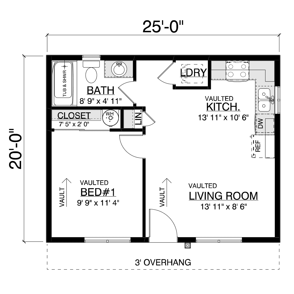 Centralia ADU floor plan