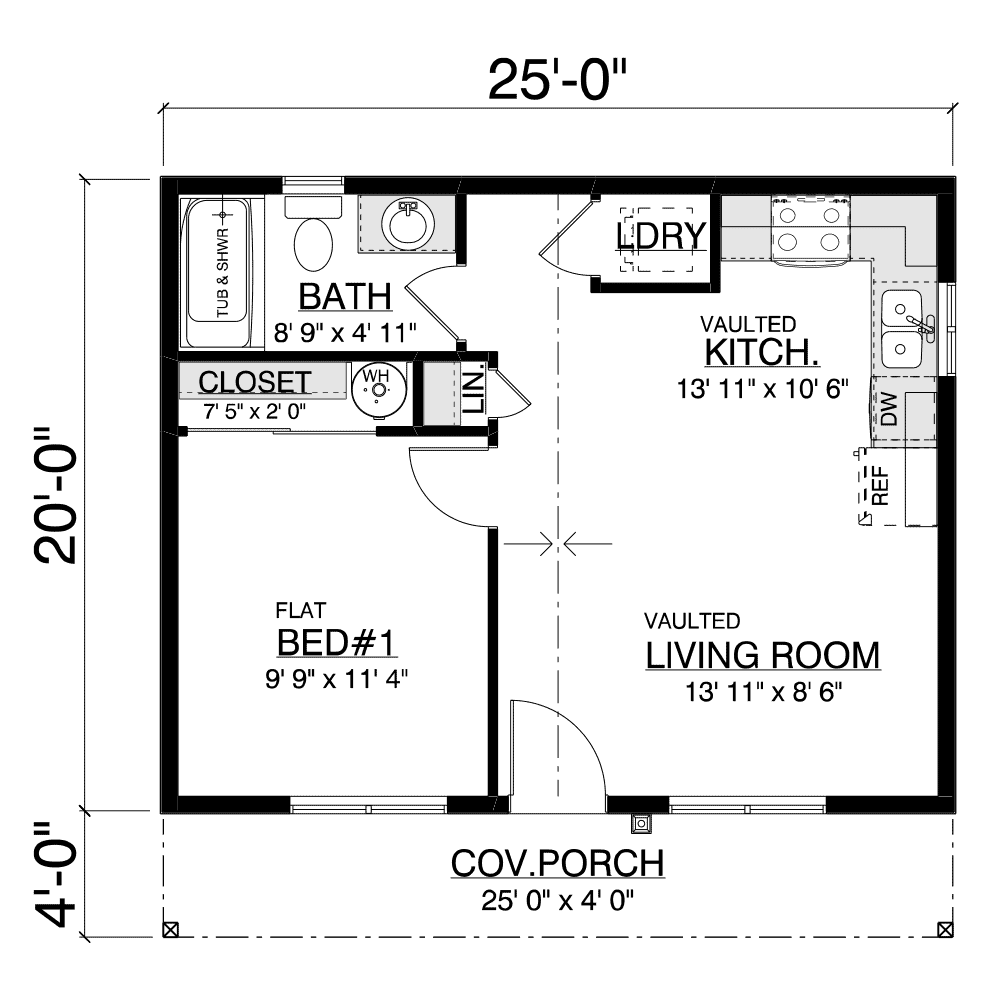 Chehalis ADU floor plan