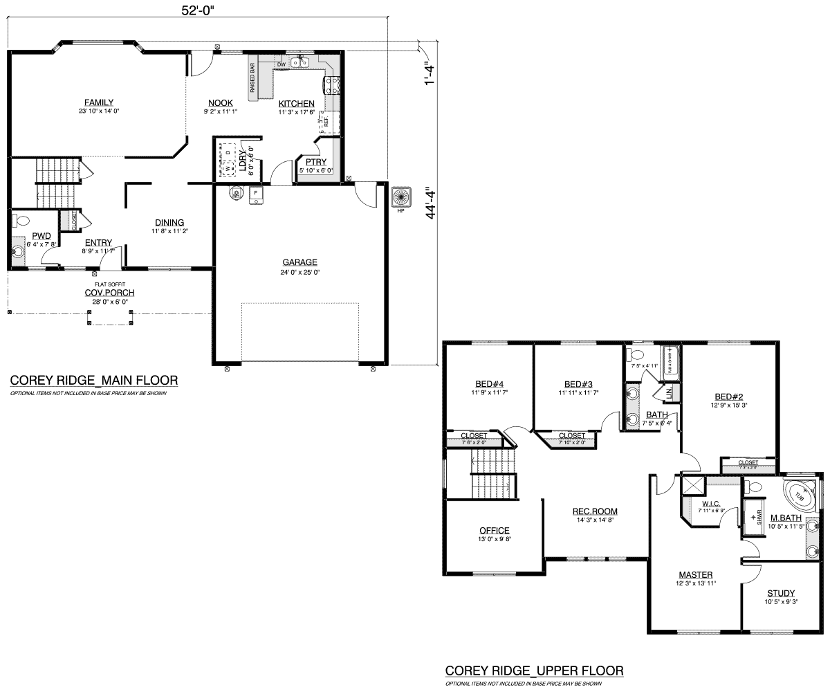 Corey Ridge floor plan