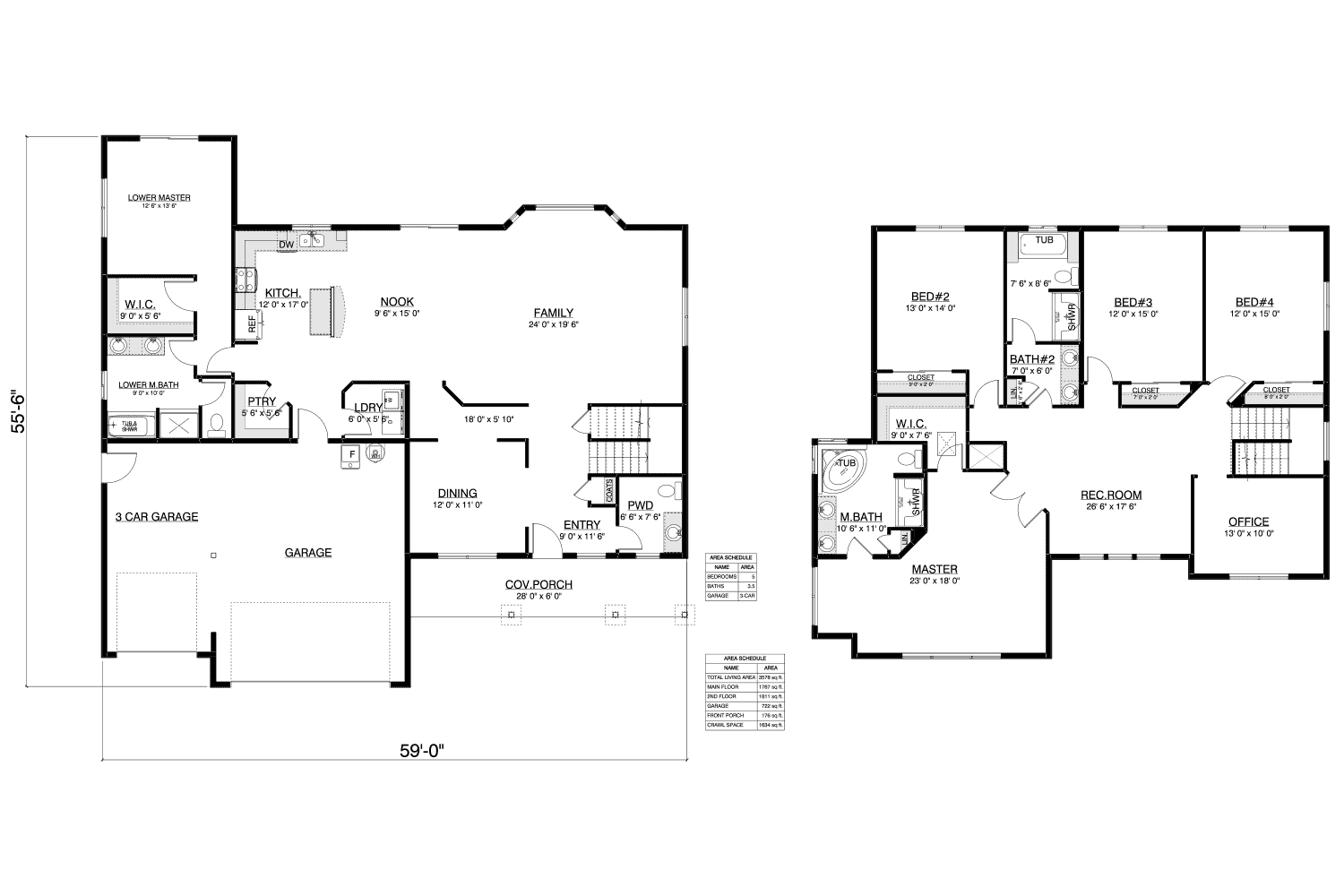 The Warren floor plan