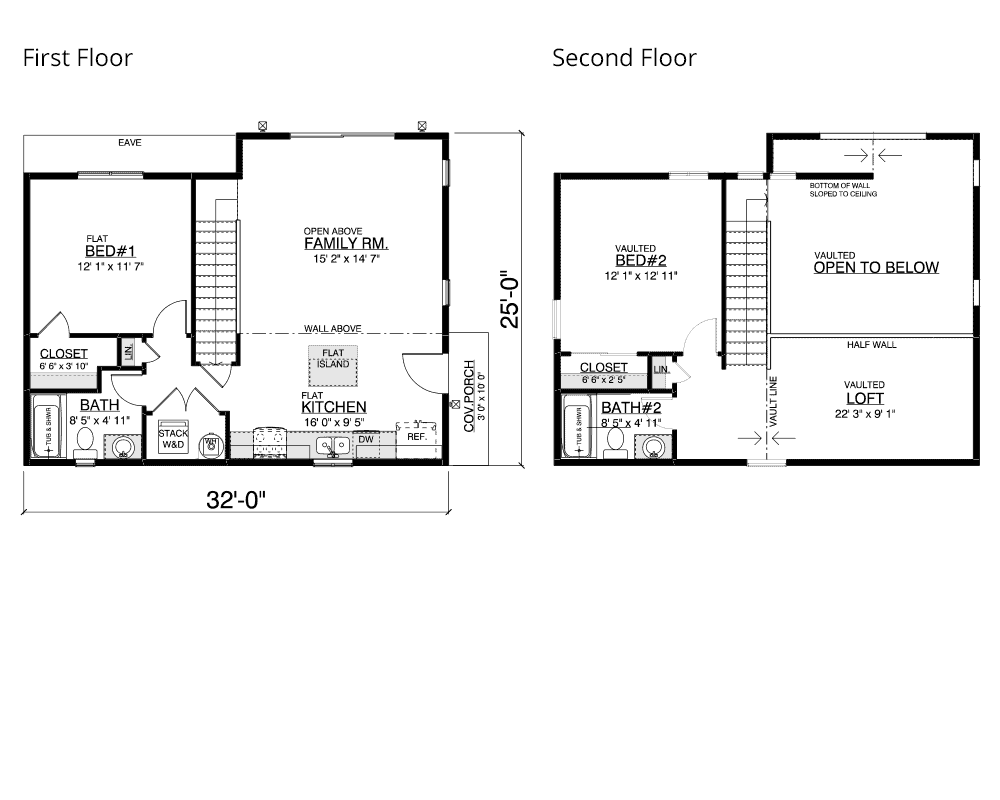 Ocean Shore floor plan