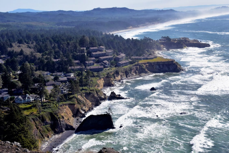 scenic view of a coastline