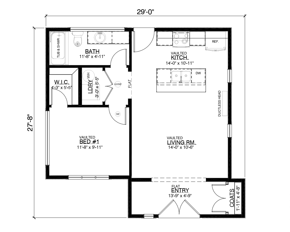 North Shore ADU floor plan